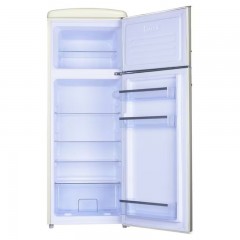 Omnys Retro Ψυγείο Δίπορτο 206lt Υ141.4xΠ55xΒ57εκ. Μπεζ WNT-EPQ10825C